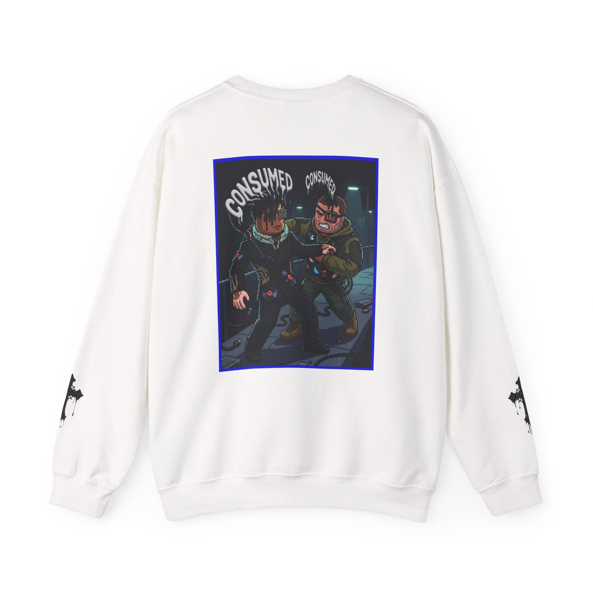 Crushed by Hype Sweatshirt — "Consumed" Streetwear Graphic Crewneck