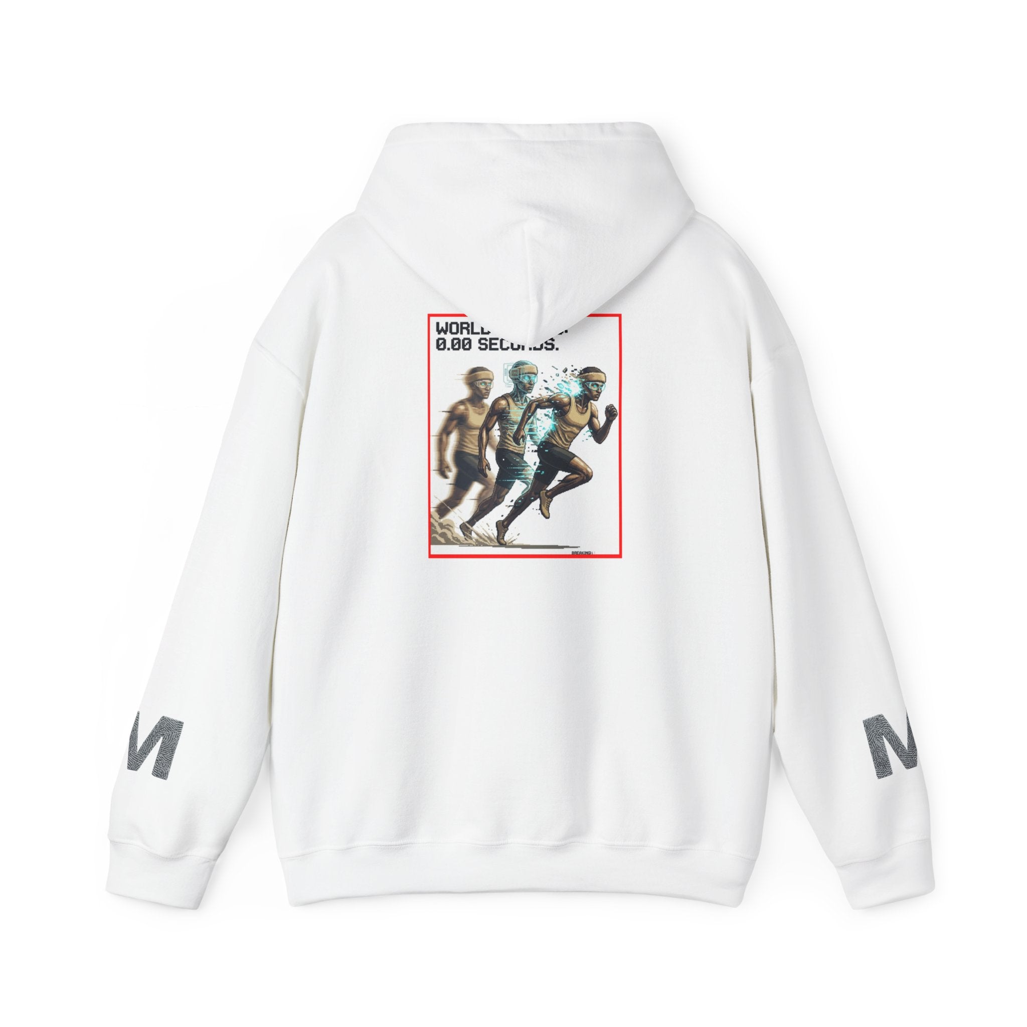“I’m Fragile” Graphic Hoodie — Retro Runner Back Print Sweatshirt