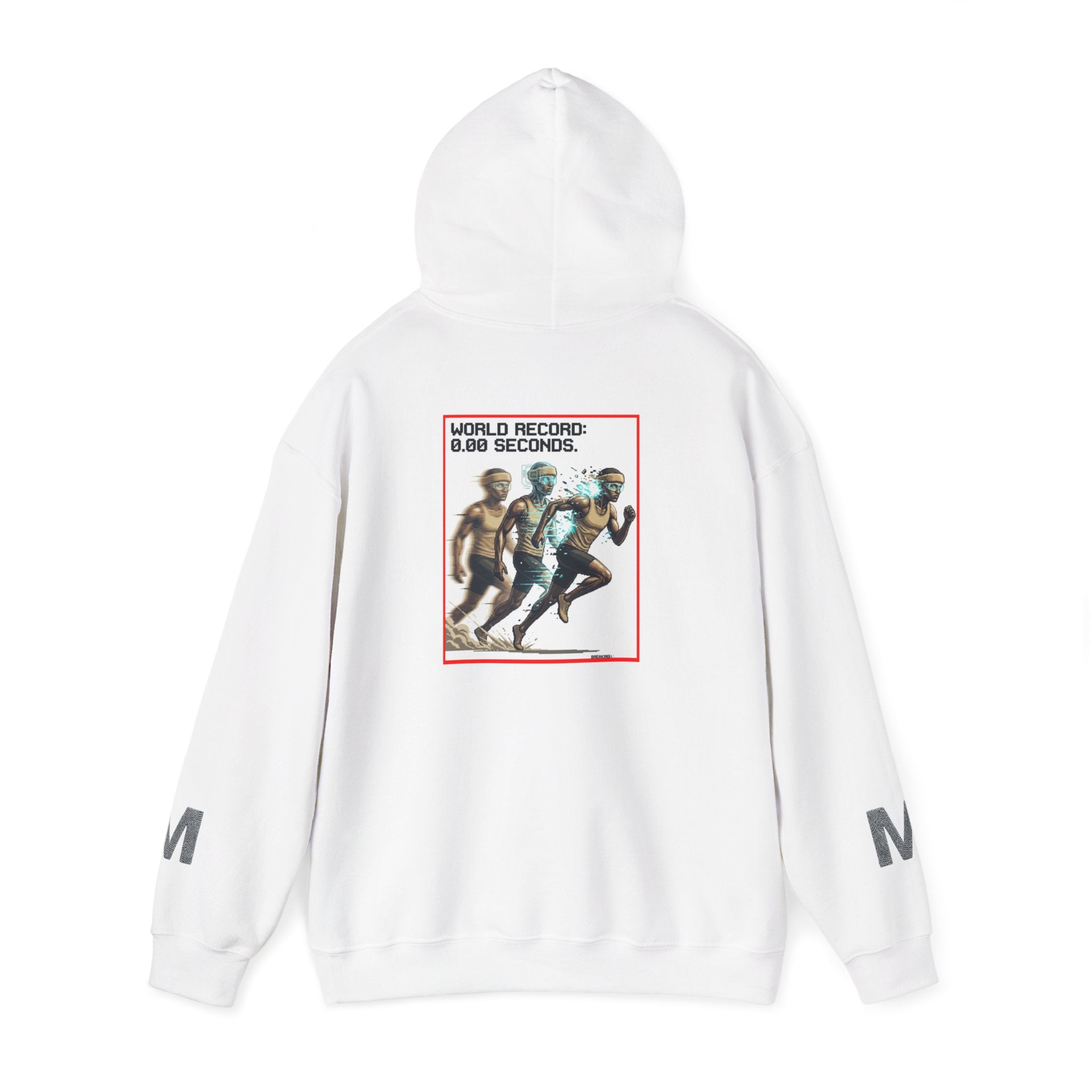 “I’m Fragile” Graphic Hoodie — Retro Runner Back Print Sweatshirt