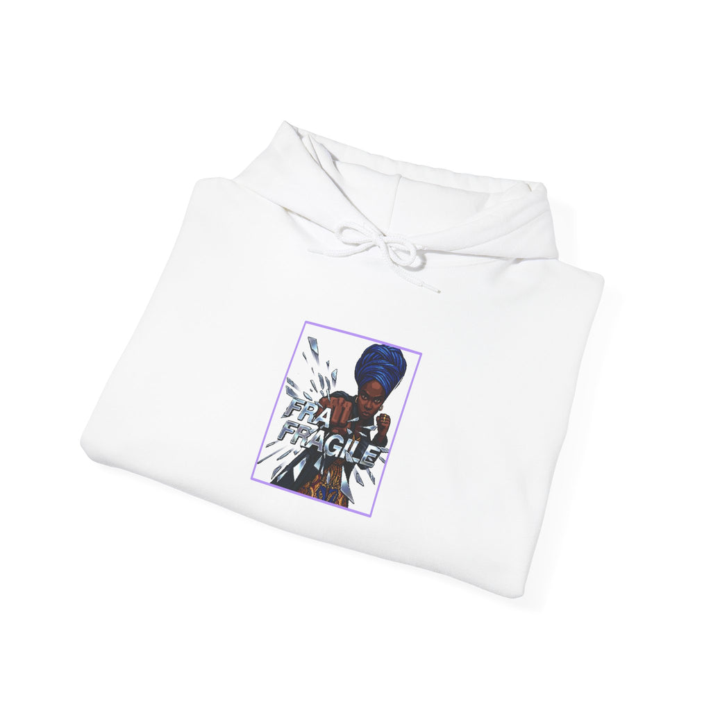 “I’m Fragile” Graphic Hoodie — Retro Runner Back Print Sweatshirt